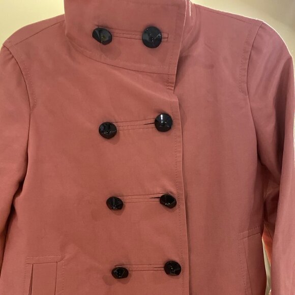 ZARA woman Trench coat silk blend with bell sleeves Medium - Picture 5 of 12
